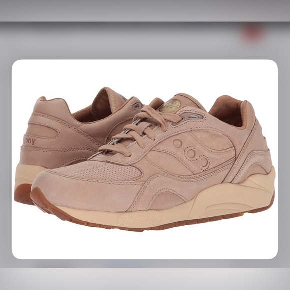 Huge Sale🎉🎉🎉 Saucony Men's G9 Shadow 6 Premium Veg Tan S70314-1 Size US 9 - Picture 1 of 4